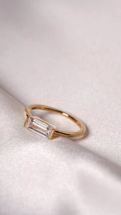 Linden Ring 18K Gold Vermeil -Lustre Jewelry Shop Linden Ring 18K Gold Vermeil 09OID