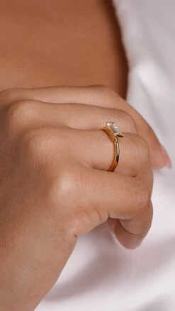 Linden Ring 18K Gold Vermeil -Lustre Jewelry Shop Linden Ring 18K Gold Vermeil 89USA