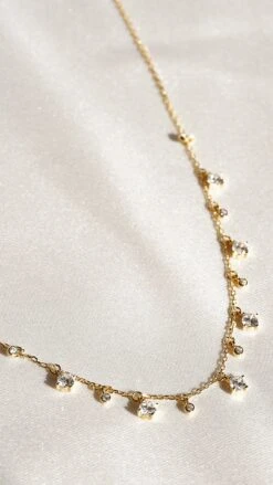 Lisbet Necklace 18K Gold Vermeil -Lustre Jewelry Shop Lisbet Necklace 18K Gold Vermeil OIS89S