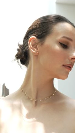 Lisbet Necklace 18K Gold Vermeil -Lustre Jewelry Shop Lisbet Necklace Gold Vermeil 8DJS