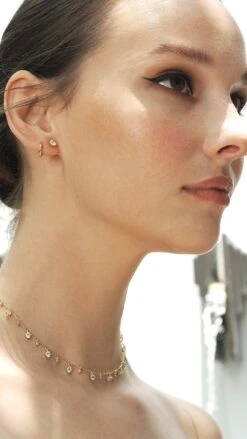 Lisbet Necklace 18K Gold Vermeil -Lustre Jewelry Shop Lisbet Necklace Gold Vermeil OIDOI98