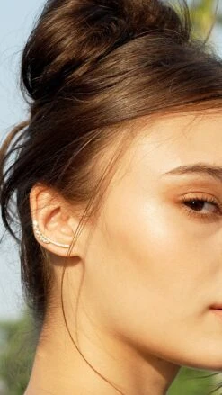 Livia Ear Climber 18K Gold Vermeil -Lustre Jewelry Shop Livia Ear Climber Gold Vermeil 474747322