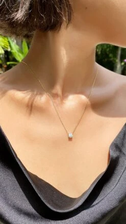 Loretta Necklace 0.51ct 18K Yellow Gold -Lustre Jewelry Shop LorettaNecklace Diamond LS5YG B ddaea0d8 f4d1 40f0 af72 cbd3b04f1859