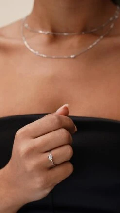 Maisie Ring 9K White Gold -Lustre Jewelry Shop MAISIE RING 9K WHITE GOLD 9D9DS44