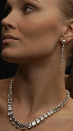 Margeret Grand White Gold Plated 18 Margeret Grand White Gold Plated -Lustre Jewelry Shop MARGERET GRAND JKDSS8S