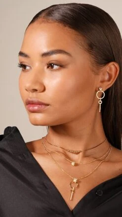 Maumau Pendant Necklace 18K Gold Vermeil 21 Maumau Pendant Necklace 18K Gold Vermeil -Lustre Jewelry Shop MAUMAU 98DSIU