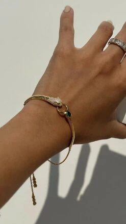 Maumau Bracelet 18K Gold Vermeil -Lustre Jewelry Shop MAUMAU BRACELET GOLD VERMEIL e90aS