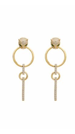 Maumau Drop Earrings 18K Gold Vermeil -Lustre Jewelry Shop MAUMAU EARRING DROPS KSKS3