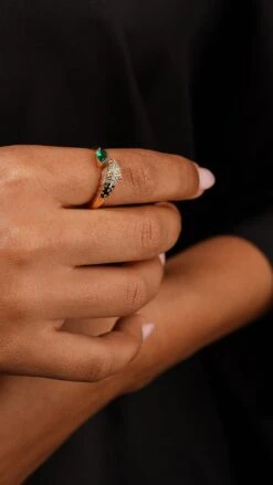 Maumau Ring 18K Gold Vermeil -Lustre Jewelry Shop MAUMAU UHJKD