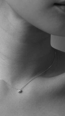 Maisie Necklace 9K White Gold -Lustre Jewelry Shop Maisie 9K Yellow Gold UDIS89