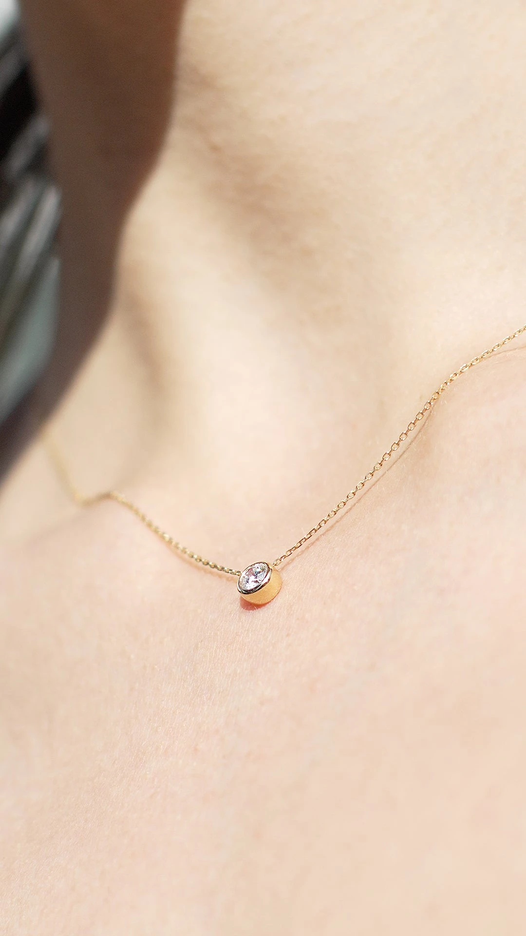 Maisie Necklace 0.20ct 18K Yellow Gold 5 Maisie Necklace 0.20ct 18K Yellow Gold - Image 3