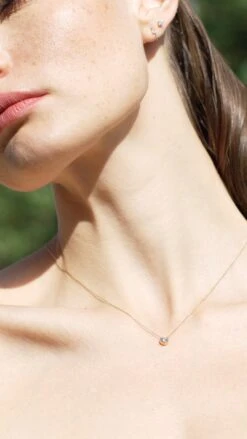 Maisie Necklace 0.20ct 18K Yellow Gold 19 Maisie Necklace 0.20ct 18K Yellow Gold -Lustre Jewelry Shop Maisie Necklace 0.20ct 18K Yellow Gold73322