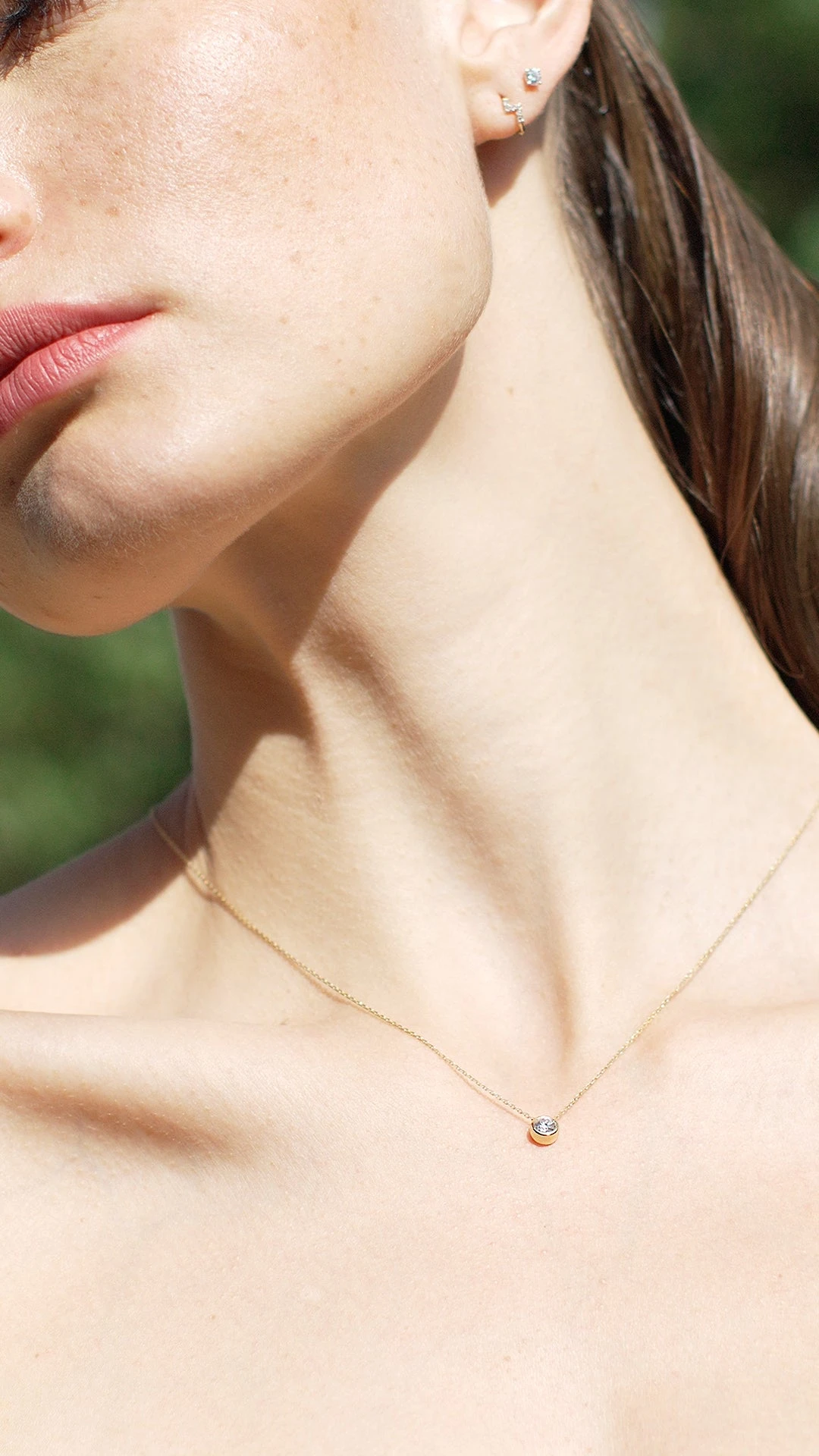 Maisie Necklace 0.20ct 18K Yellow Gold 11 Maisie Necklace 0.20ct 18K Yellow Gold - Image 9