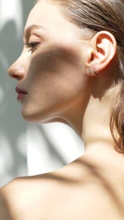 Alix Nude Huggie 18K Gold Vermeil -Lustre Jewelry Shop Maisie Stud 9K Yellow Gold 3722 ab7c44f9 d85f 4413 8404 8c2c9c7cc2db