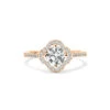 Maryann Ring 18K Rose Gold -Lustre Jewelry Shop MaryannRingRG Front