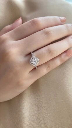 Maryann Ring 18K Rose Gold 8 Maryann Ring 18K Rose Gold -Lustre Jewelry Shop MaryannRingWG11080 a8e41a6a 6244 494b 8d18 c56853f11484