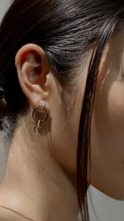 Maumau Drop Earrings 18K Gold Vermeil -Lustre Jewelry Shop Maumau Drop Earrings Gold Vermeil SISI99