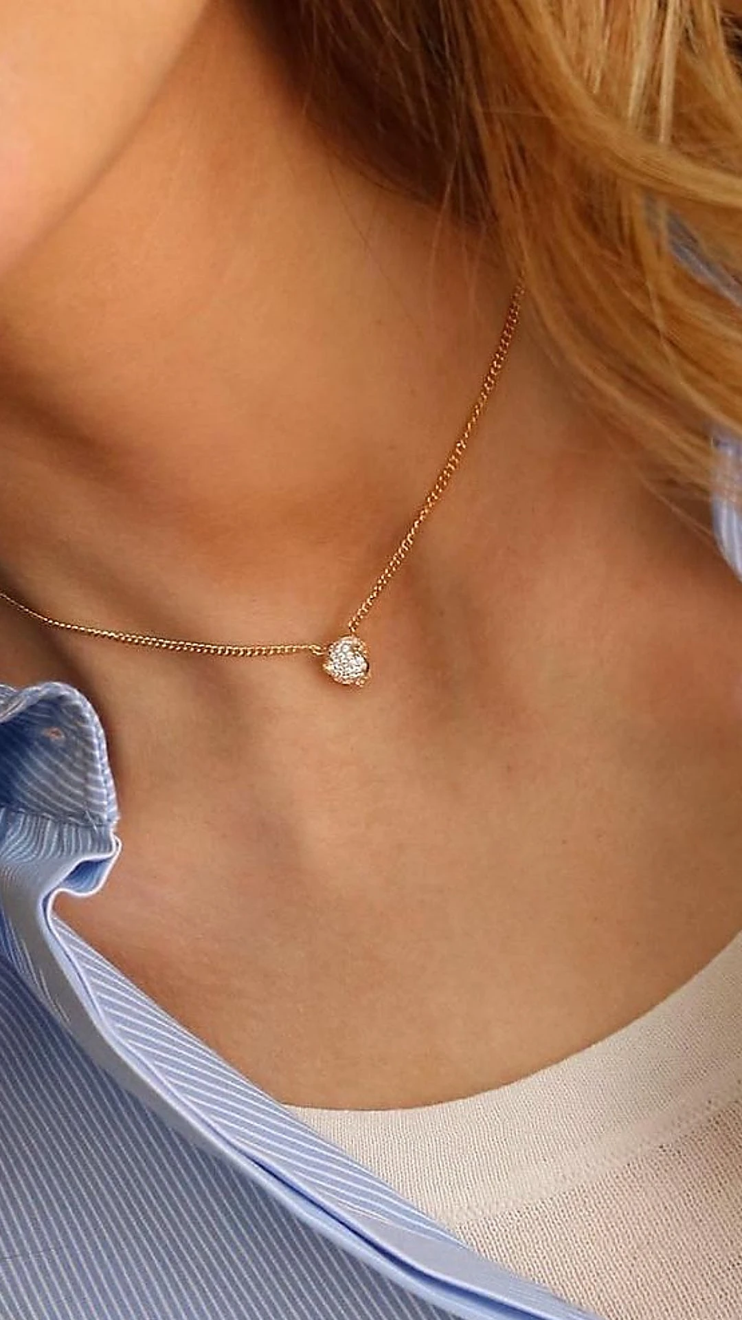 Maumau Pendant Necklace 18K Gold Vermeil 5 Maumau Pendant Necklace 18K Gold Vermeil - Image 3