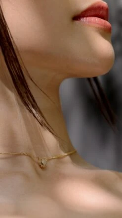 Maumau Pendant Necklace 18K Gold Vermeil 25 Maumau Pendant Necklace 18K Gold Vermeil -Lustre Jewelry Shop Maumau Pendant Necklace Gold Vermeil 8s8sj