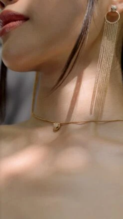 Maumau Pendant Necklace 18K Gold Vermeil 18 Maumau Pendant Necklace 18K Gold Vermeil -Lustre Jewelry Shop Maumau Pendant Necklace Gold Vermeil 9s9sjj