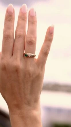 Maumau Ring 18K Gold Vermeil -Lustre Jewelry Shop Maumau Ring Gold Vermeil 89D