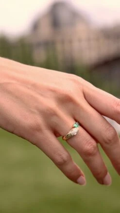 Maumau Ring 18K Gold Vermeil -Lustre Jewelry Shop Maumau Ring Gold Vermeil D89SSA2