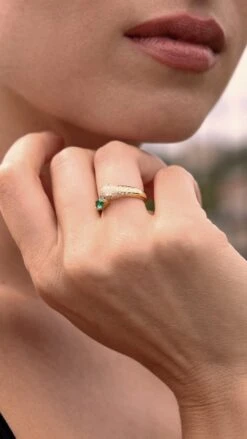 Maumau Ring 18K Gold Vermeil -Lustre Jewelry Shop Maumau Ring Gold Vermeil JDK98