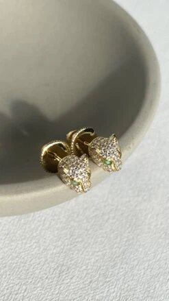 Maumau Stud Earrings 18K Gold Vermeil 14 Maumau Stud Earrings 18K Gold Vermeil -Lustre Jewelry Shop MaumauStuds 2