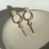 Maumau Drop Earrings 18K Gold Vermeil -Lustre Jewelry Shop Maumaudropearrings 1
