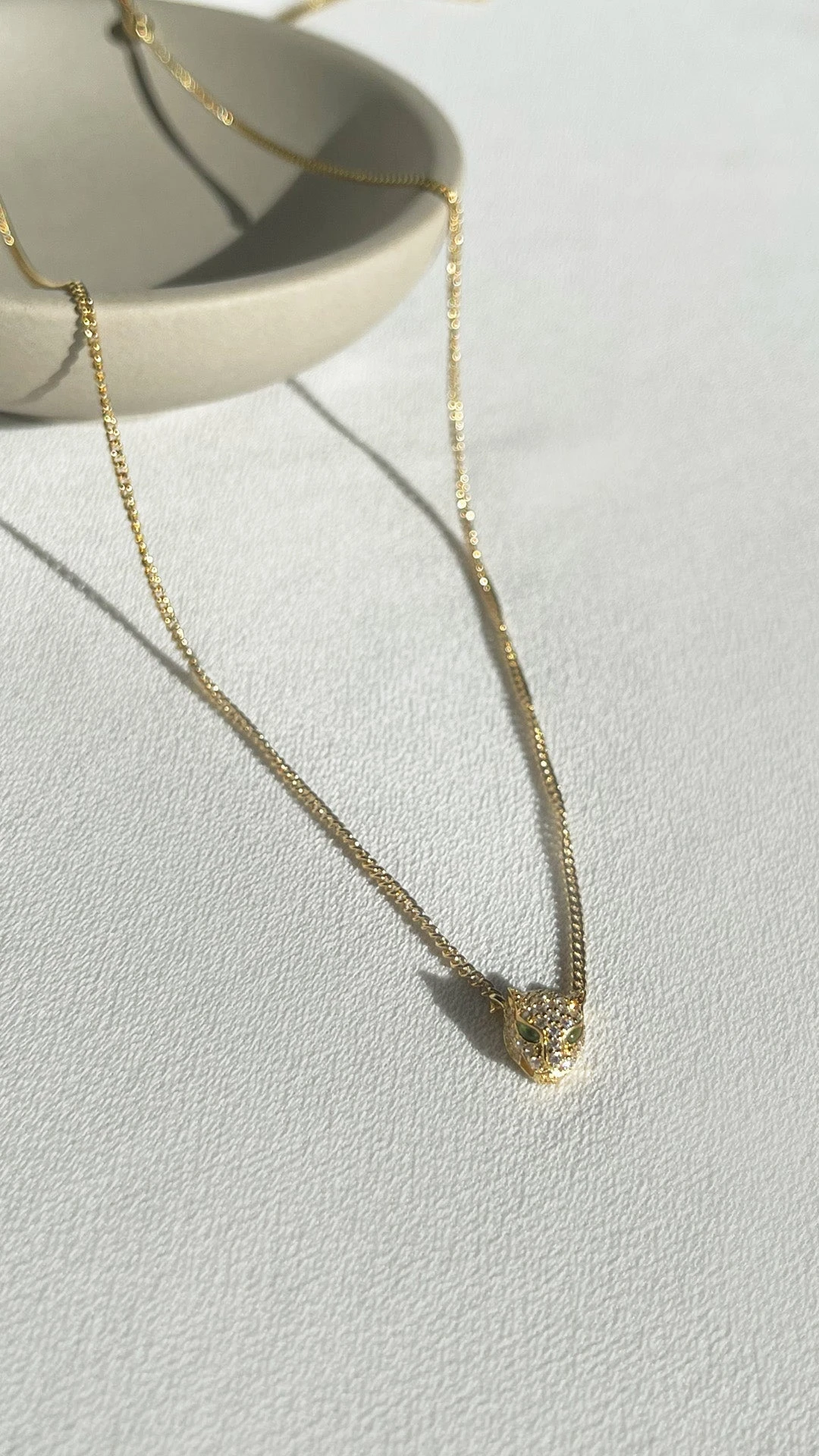 Maumau Pendant Necklace 18K Gold Vermeil 3 Maumau Pendant Necklace 18K Gold Vermeil