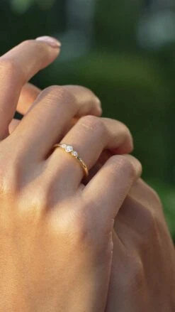 Meadow Ring 18K Gold Vermeil -Lustre Jewelry Shop Meadow Ring Yellow Gold Vermeil 66633