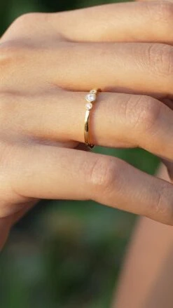 Meadow Ring 18K Gold Vermeil -Lustre Jewelry Shop Meadow Ring Yellow Gold Vermeil 74747472