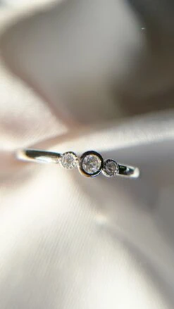 Meadow Ring White Gold Plated -Lustre Jewelry Shop MeadowRing WG Still