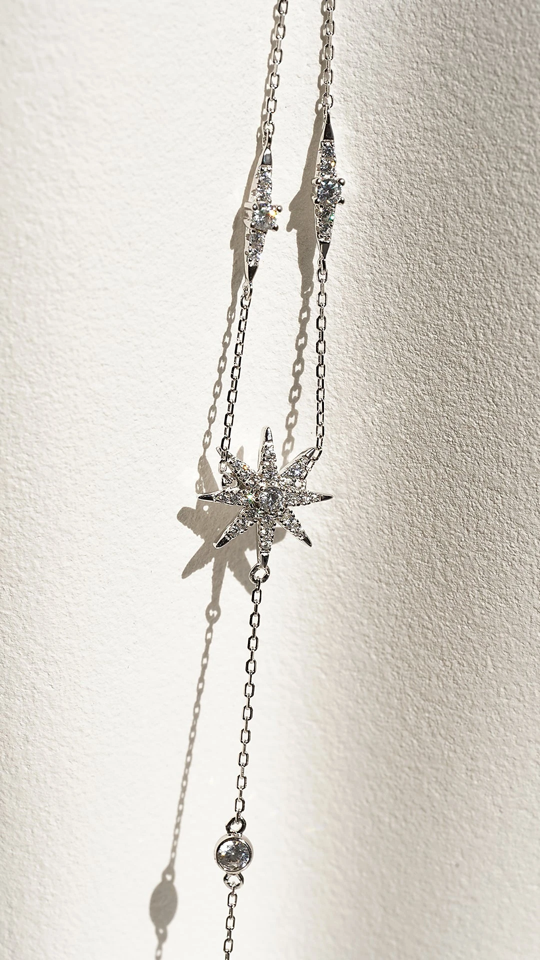 Mimosa Necklace White Gold Plated 11 Mimosa Necklace White Gold Plated - Image 9