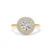 Nathalie Ring 18K Yellow Gold -Lustre Jewelry Shop NathalieRingYG Front