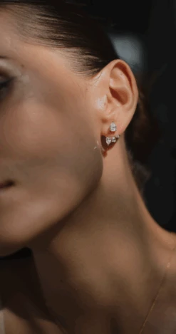 Navis Ear Jackets 18K Gold Vermeil -Lustre Jewelry Shop NavisEarrings1