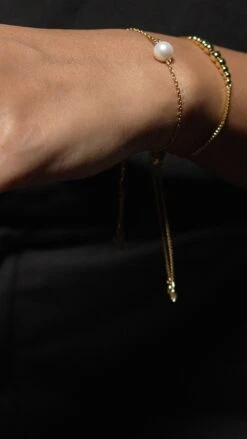 Netta Bracelet 18K Gold Vermeil 14 Netta Bracelet 18K Gold Vermeil -Lustre Jewelry Shop Netta Bracelet Gold Vermeil 44333