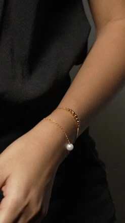 Netta Bracelet 18K Gold Vermeil 16 Netta Bracelet 18K Gold Vermeil -Lustre Jewelry Shop Netta Bracelet Gold Vermeil 8843838