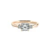 Olivia Ring 18K Rose Gold -Lustre Jewelry Shop New Princess Cut Olivia 1ct rg ws