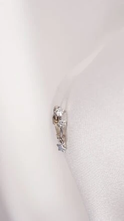 Nic Hoop 9K White Gold 21 Nic Hoop 9K White Gold -Lustre Jewelry Shop Nic Hoop 9K White Gold IO8KS