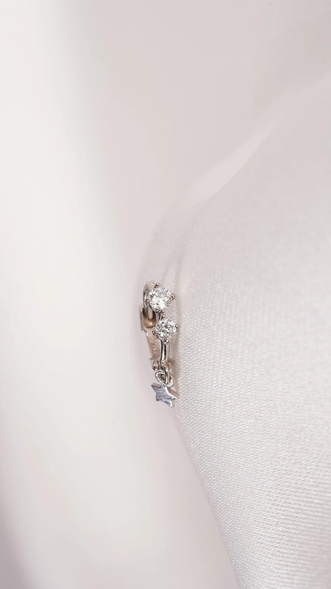 Nic Hoop 9K White Gold 11 Nic Hoop 9K White Gold - Image 9