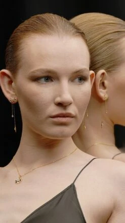 Nova Earrings 18K Gold Vermeil -Lustre Jewelry Shop Nova Earrings Gold Vermeil 09DKLLS