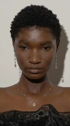 Emile Yellow Necklace White Gold Plated -Lustre Jewelry Shop OAKLEE CANARY DROP EARRINGS EILEEN 787SSS d8dda132 9d9f 47f6 8898 5992e34f72ad