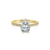 Ophelia Ring 18K Yellow Gold -Lustre Jewelry Shop Ophelia Ring 1.13 ct yg ws