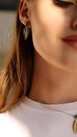 Palma Earrings 18K Gold Vermeil -Lustre Jewelry Shop PALM11