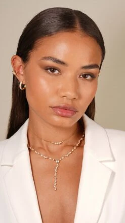 Parvi Necklace 18K Gold Vermeil -Lustre Jewelry Shop PARVI NECKLACE 18K GOLD VERMEIL 78YUS