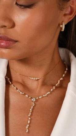 Parvi Necklace 18K Gold Vermeil -Lustre Jewelry Shop PARVI NECKLACE 18K GOLD VERMEIL 98DLK