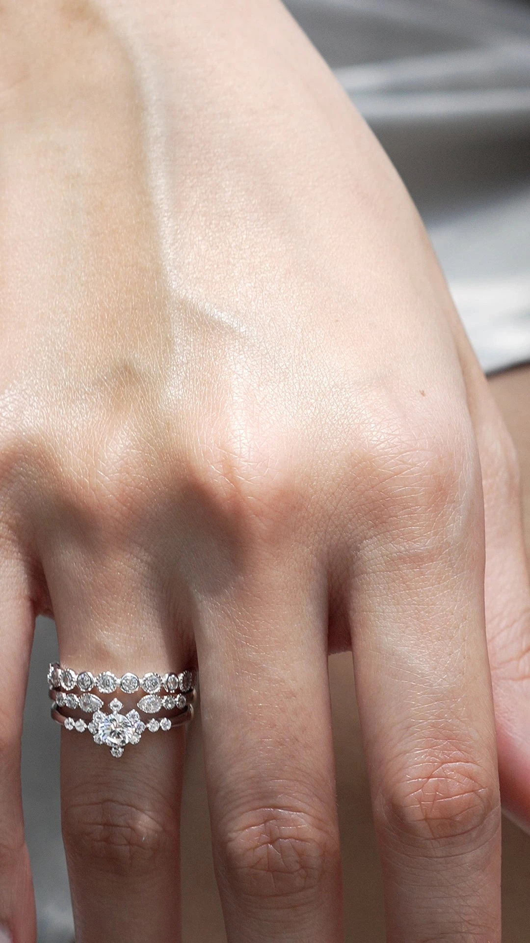 Cate Ring White Gold Plated 7 Cate Ring White Gold Plated - Image 5