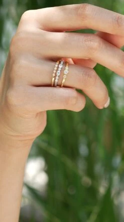 Meadow Ring 18K Gold Vermeil -Lustre Jewelry Shop PAULINE RING STACK DDKS 81064970 2697 466d a4ad 76577e25afd9