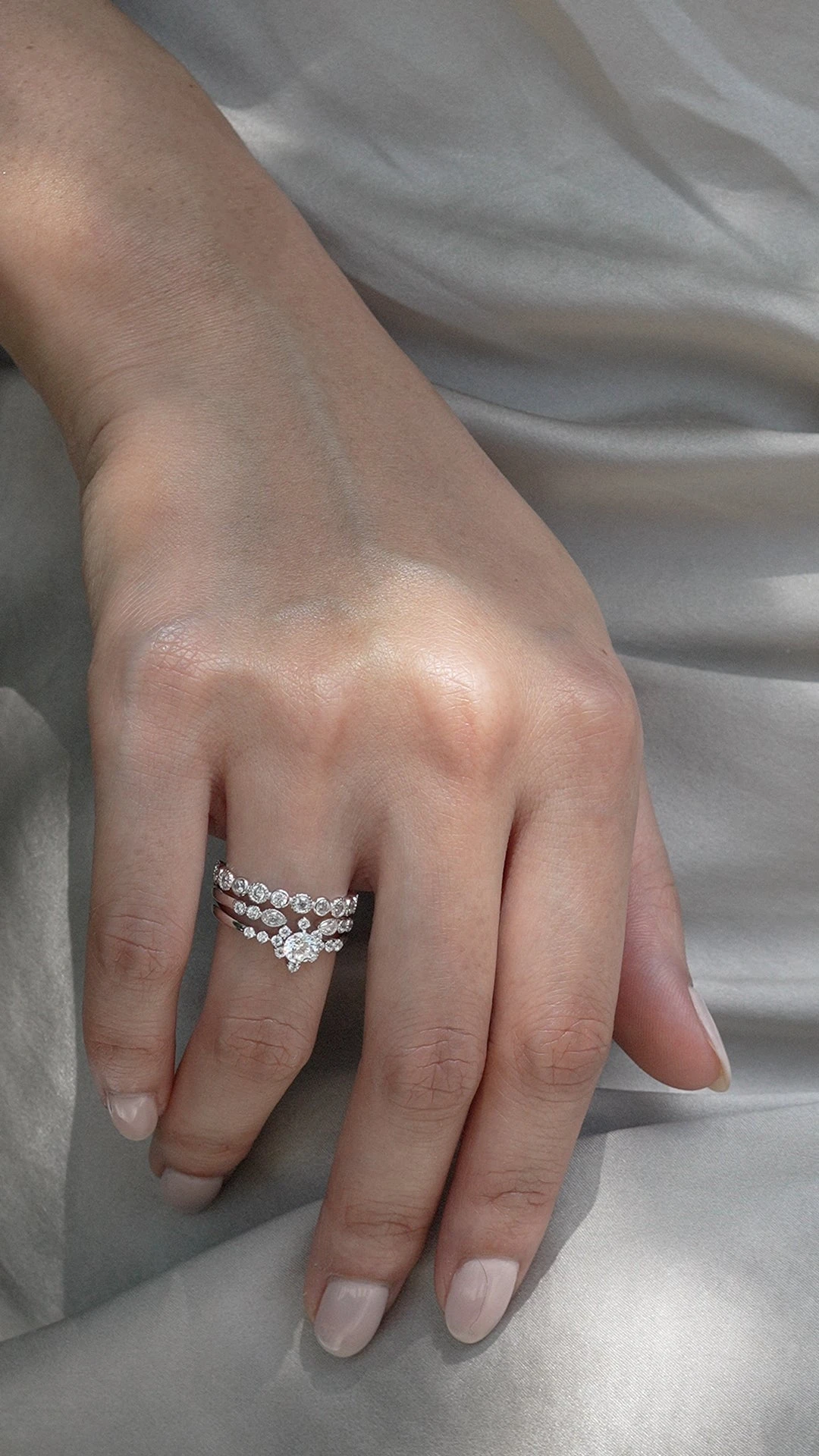 Cate Ring White Gold Plated 6 Cate Ring White Gold Plated - Image 4